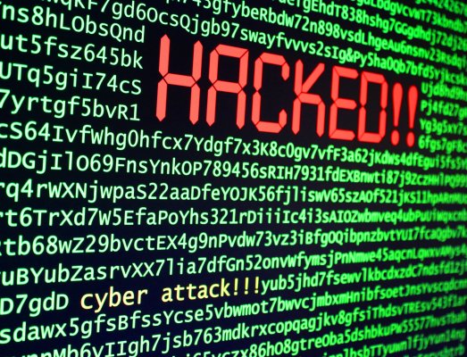 digital data panel red alert hacked message ssl certificates